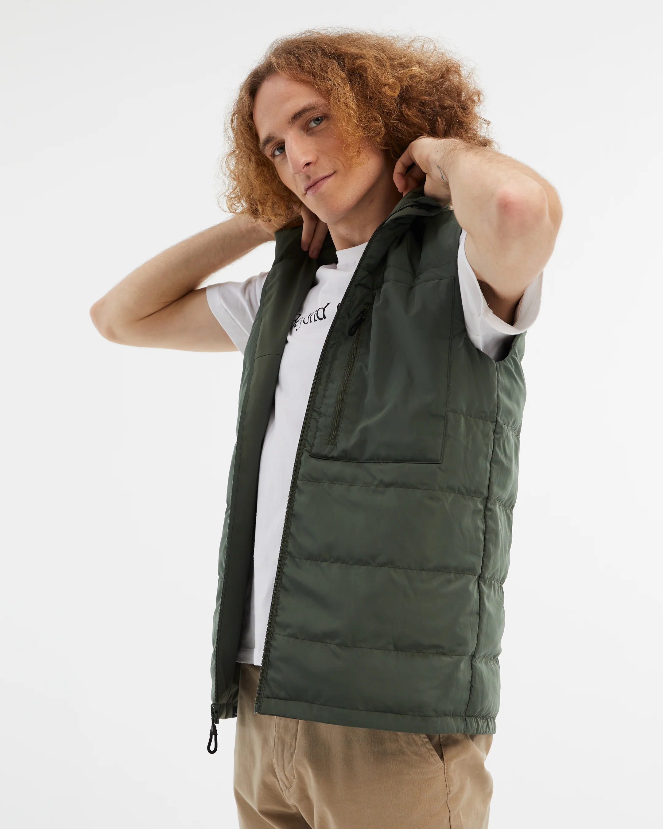 Men's NS40 Reversible Vest Clover Green - Image 4