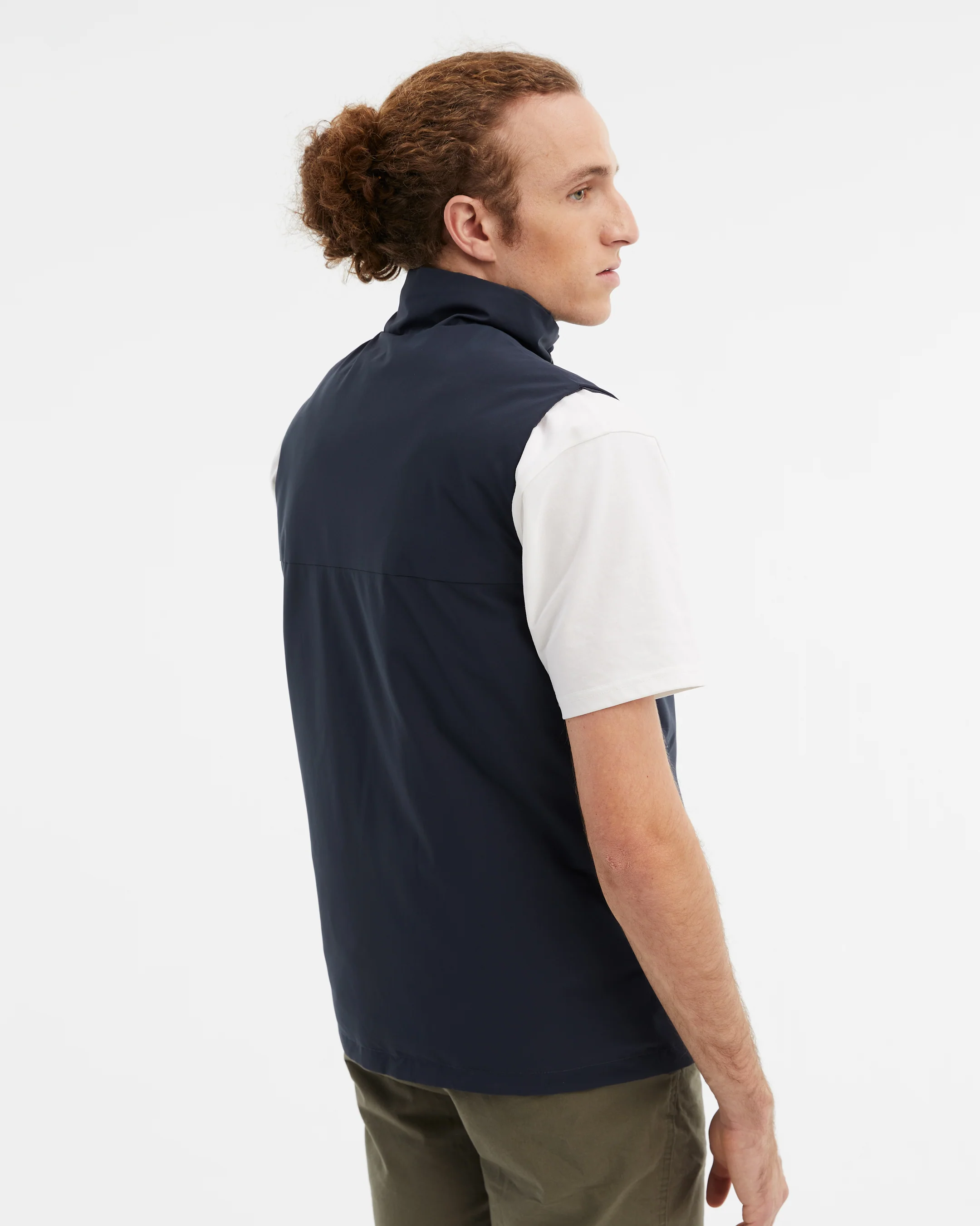 Men's NS40 Reversible Vest Night Blue - Image 4