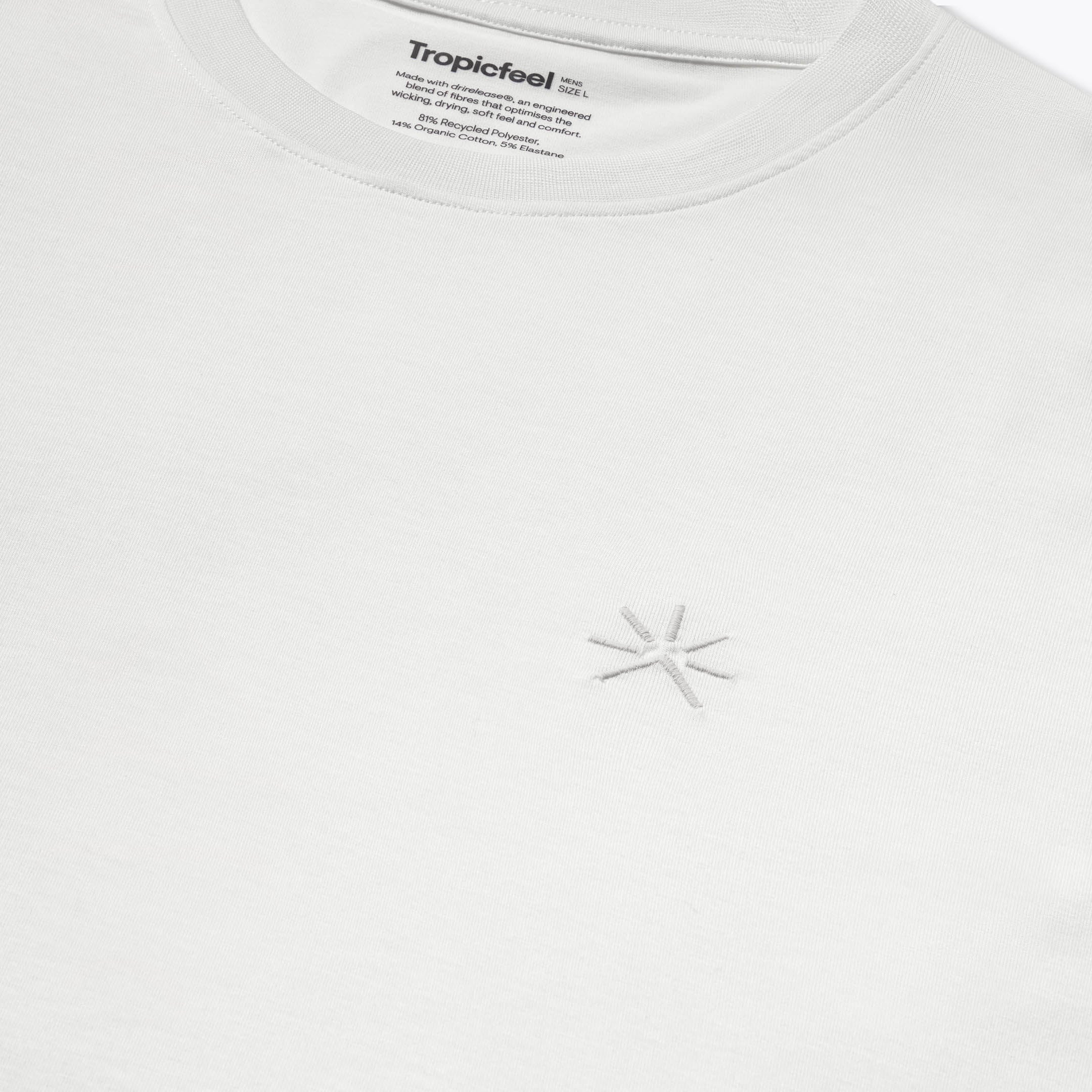 Men's ProTravel Tee SS Onyx White - Image 3