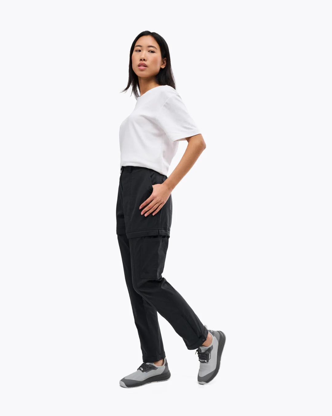 Women's ProTravel Zip-off Pant All Black - Image 8