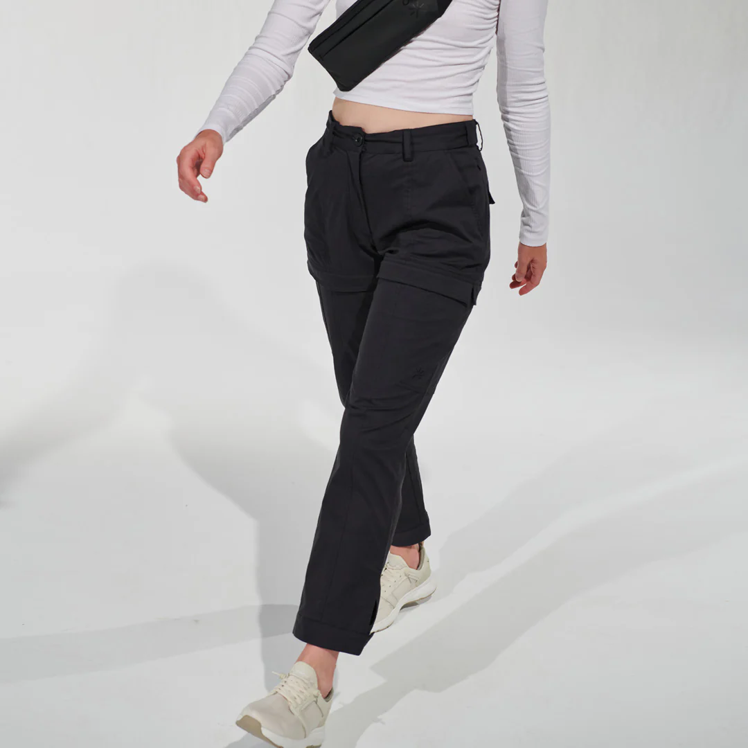 Women's Zip-Off Pant All Black - Image 3